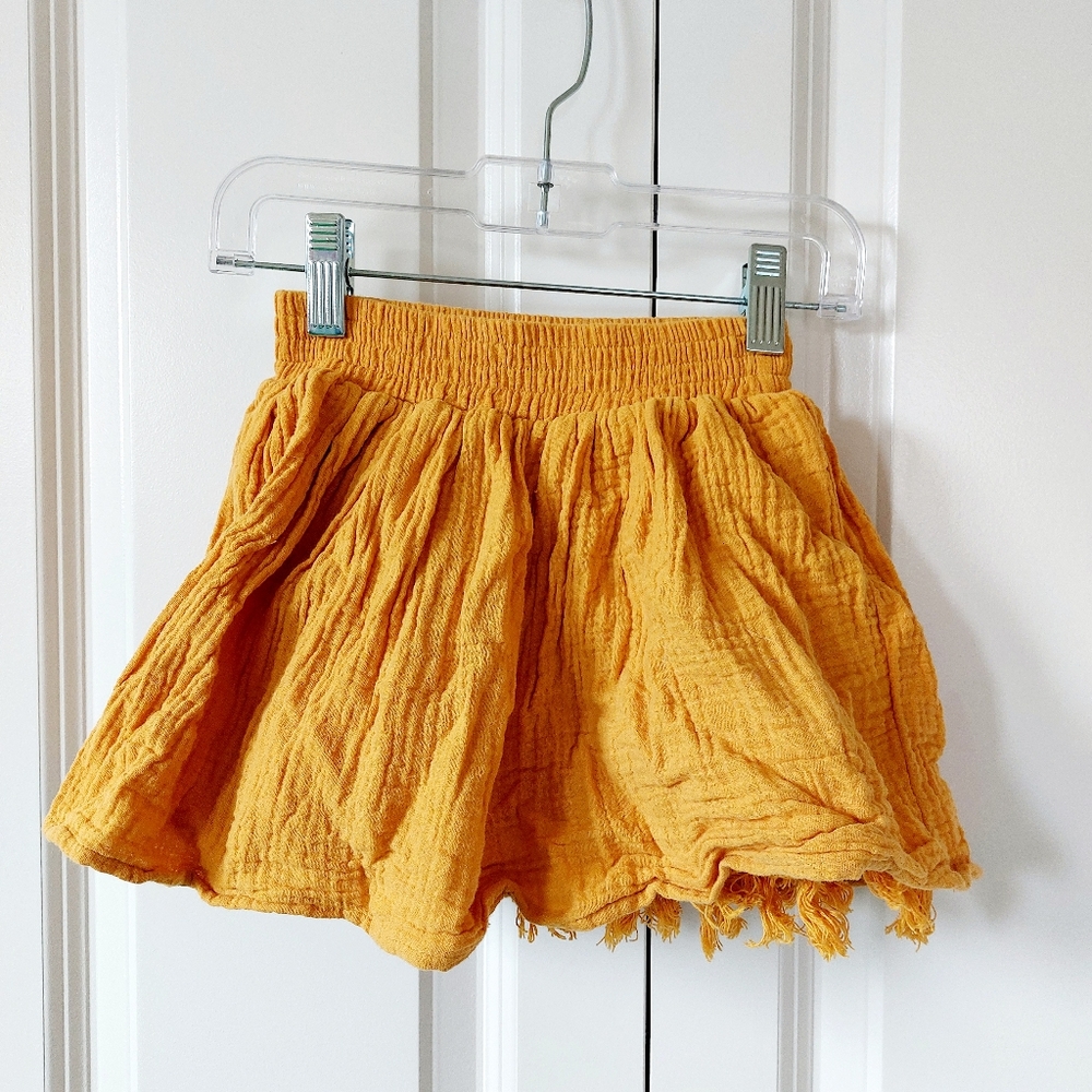 Mustard Yellow Skirt with Tassels size 2T‎ Art Class